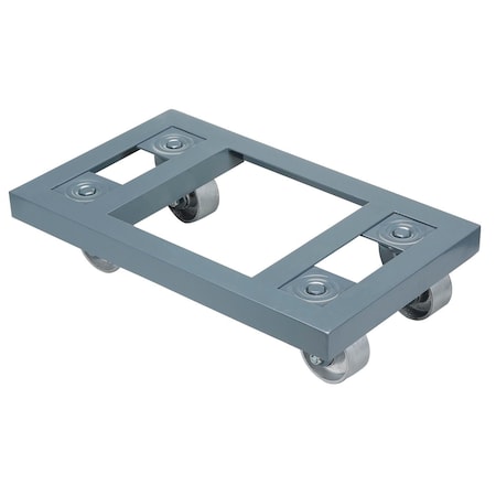 Global Industrial Steel Dolly with Open Deck & Steel Wheels, 27 x 16, 1600 Lb. Capacity 952165